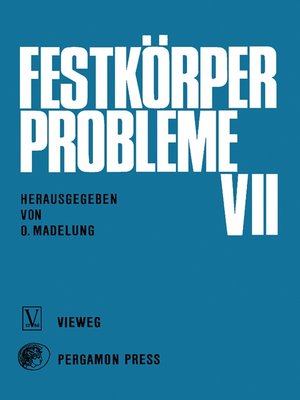 cover image of Festkörper Probleme